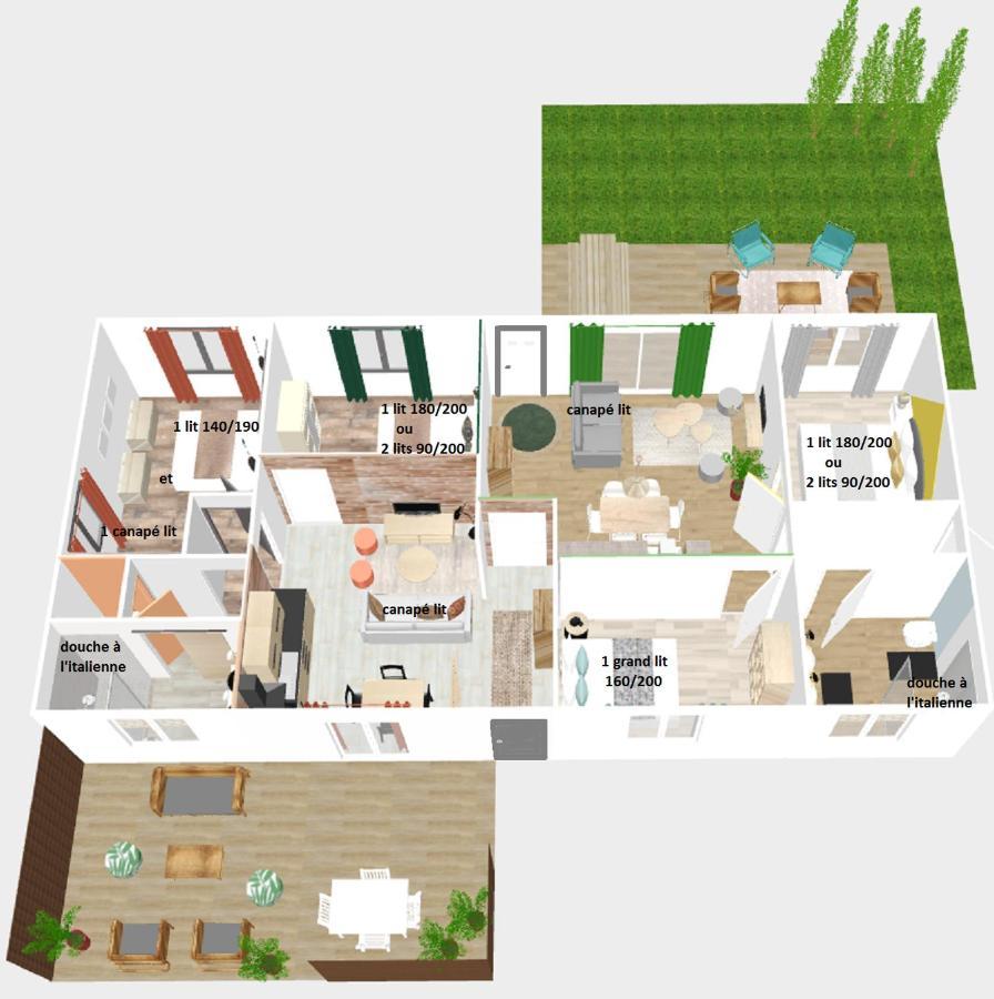 Le Cottage Duo Vigne Rouge Sauna Gaillac Entre Albi-Toulouse & Les Cottages Du Tarn Brens  Exterior foto